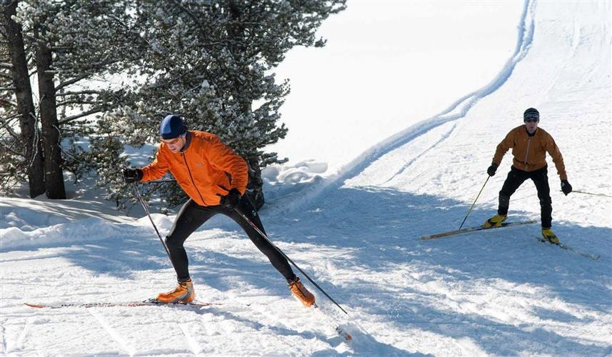 Mount Haggin Nordic Ski Area: skate skiing