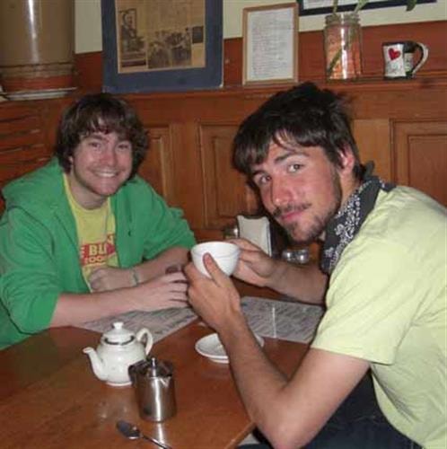 No Sweat Cafe: customers